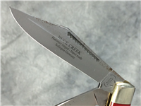BUCK CREEK Handmade Red 3-Blade Stockman