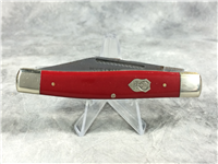 BUCK CREEK Handmade Red 3-Blade Stockman