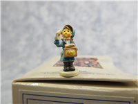First Edition POSTMAN 7/8 inch Olszewski/Goebel Miniature Figurine (Hummel 255-P, 1989)