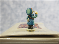 First Edition POSTMAN 7/8 inch Olszewski/Goebel Miniature Figurine (Hummel 255-P, 1989)