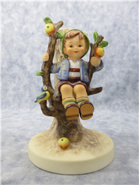 APPLE TREE BOY 6-1/2 inch Candleholder Figurine (Hummel 676, TMK 6)