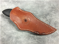 Rare Ltd 1st Run SPYDERCO BILL MORAN FB01 8" Fixed-Blade Knife with Leather Sheath