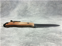 CAMILLUS 8-1/2" Plain Edge BUSHCRAFTER Fixed Blade Knife with Leather Sheath