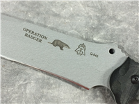 TOPS KNIVES Operation Badger 12-1/4" Fixed-Blade Knife with Sheath