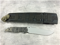 TOPS KNIVES Operation Badger 12-1/4" Fixed-Blade Knife with Sheath