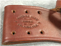 RANDALL MADE KNIVES 12" Fixed-Blade Knife w/ Leather Sheath & Sharpening Stone