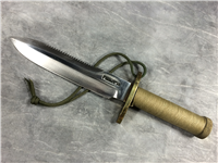 RANDALL MADE KNIVES 12" Fixed-Blade Knife w/ Leather Sheath & Sharpening Stone
