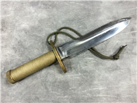 RANDALL MADE KNIVES 12" Fixed-Blade Knife w/ Leather Sheath & Sharpening Stone