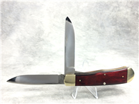 2013 MOORE MAKER 5206 LLU Smooth Red Bone Large Trapper Knife