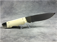2012 CANAL STREET Antique Smooth Bone Limited Edition Catskill Drop Point Hunter Knife