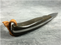 2014 KEITH MURR 8-1/2" Fixed-Blade Knife with Leather Sheath