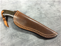 2014 KEITH MURR 8-1/2" Fixed-Blade Knife with Leather Sheath