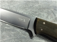 2014 KEITH MURR 8-1/2" Fixed-Blade Knife with Leather Sheath