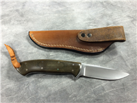 2014 KEITH MURR 8-1/2" Fixed-Blade Knife with Leather Sheath