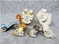 THOMAS O'MALLEY, TOULOUSE, MARIE, BERLIOZ AND DUCHESS The Aristocats Limted Edition 30th Anniversary Disney Figurine Set (WDCC, 1211154, 2000)