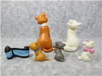 THOMAS O'MALLEY, TOULOUSE, MARIE, BERLIOZ AND DUCHESS The Aristocats Limted Edition 30th Anniversary Disney Figurine Set (WDCC, 1211154, 2000)