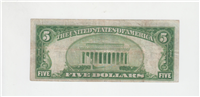 (Fr-1952a)  1928-B $5 Federal Reserve Note  (Boston)