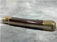 2001 BUCK 110 Wood Lockback  with Black Leather Buck Sheath