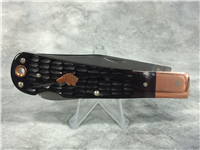 KA-BAR 6199CU Jigged Bone Dog's Head Coppersmith Lockback Folding Knife