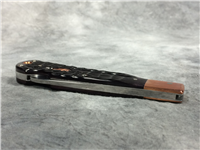 KA-BAR 6199CU Jigged Bone Dog's Head Coppersmith Lockback Folding Knife