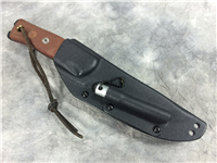 TOPS KNIVES S-2762 FIELDCRAFT BOB 10" Camping Knife with Sheath & Firesteel