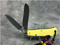 1970's CAMILLUS 716 Yello Jaket Dual-Lockback Trapper