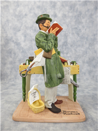 Norman Rockwell BOOKWORM 6 inch Figurine (Danbury Mint, Series II)