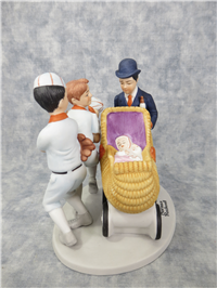 BABY-SITTER 5-1/2 inch 12 Norman Rockwell Porcelain Figurine/s (Danbury Mint, Series II)