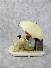 Norman Rockwell FISHERMAN'S PARADISE - Summer 1954 Four Seasons 5-1/2" Figurine (Gorham, NR-1954-SU)