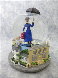 MARY POPPINS Chim Chim Cher-ee 5-1/2 inch Musical Snowglobe (Disney Store)