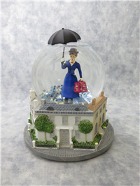 MARY POPPINS Chim Chim Cher-ee 5-1/2 inch Musical Snowglobe (Disney Store)