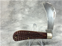 1970 CASE XX USA 61011 Brown Pakkawood Hawkbill Pruner Knife