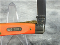 HERITAGE SCHRADE+ USA OLD TIMER H194 Orange Sawcut Linerlock