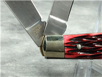 FORD #0052 Red Jigged Bone Stockman  with Ford Logo Shield