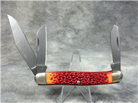 REMINGTON NEW TANG Limited Edition Red / Orange Stockman Bullet Knife
