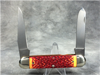 REMINGTON NEW TANG Limited Edition Red / Orange Jumbo Muskrat Bullet Knife
