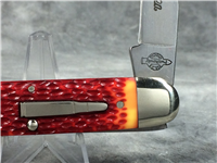 REMINGTON NEW TANG Limited Edition Red / Orange Jumbo Muskrat Bullet Knife