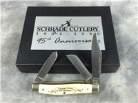 1999 SCHRADE+ USA 505SC Limited Ed. Scrimshaw 95th Anniversary Stockman Knife