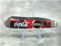 2000 CASE XX 3254 Ltd Ed Coca-Cola Chattanooga Swirl Celluloid Trapper Knife