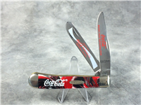 2000 CASE XX 3254 Ltd Ed Coca-Cola Chattanooga Swirl Celluloid Trapper Knife