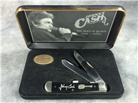 2009 CASE XX Johnny Cash Limited Edition 2254 SS Black Trapper Knife