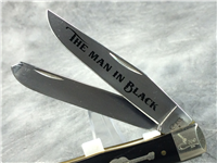 2009 CASE XX Johnny Cash Limited Edition 2254 SS Black Trapper Knife