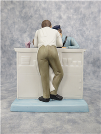 RUN AWAY 6 inch 12 Norman Rockwell Porcelain Figurine/s (Danbury Mint, Series II)