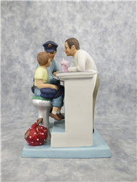 RUN AWAY 6 inch 12 Norman Rockwell Porcelain Figurine/s (Danbury Mint, Series II)