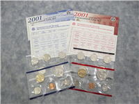 2001 Uncirculated Set (20 coins)