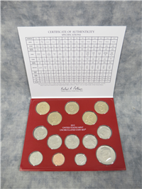 2015 Uncirculated Set (black folders, 28 coins)