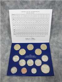 2014 Uncirculated Set (black folders 28 coins)
