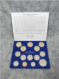 2012 Uncirculated Set (black folders 28 coins)