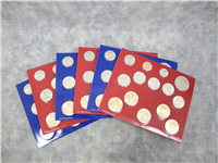 2010 Uncirculated Set (brown/blue folders 28 coins)