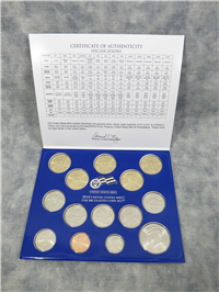 2010 Uncirculated Set (brown/blue folders 28 coins)